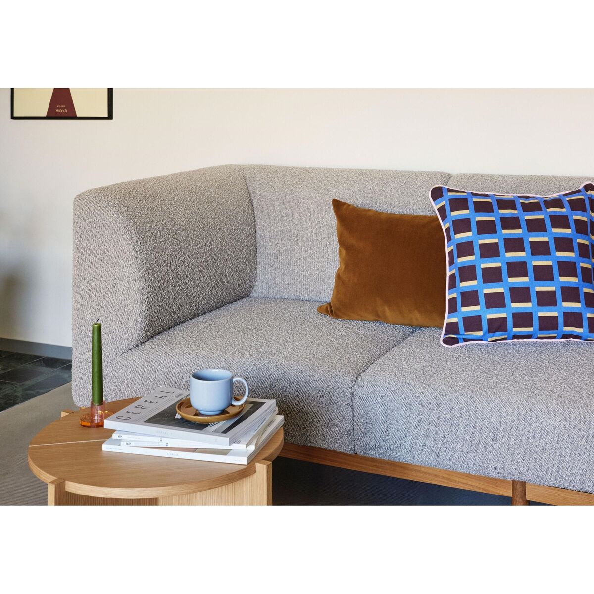 Moment Sofa 2 Seater Lille Grå/Natur