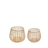 Energy Basket Large Nature Set of 2