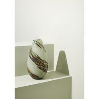 Grove Vase Bernstein/Braun/Grün