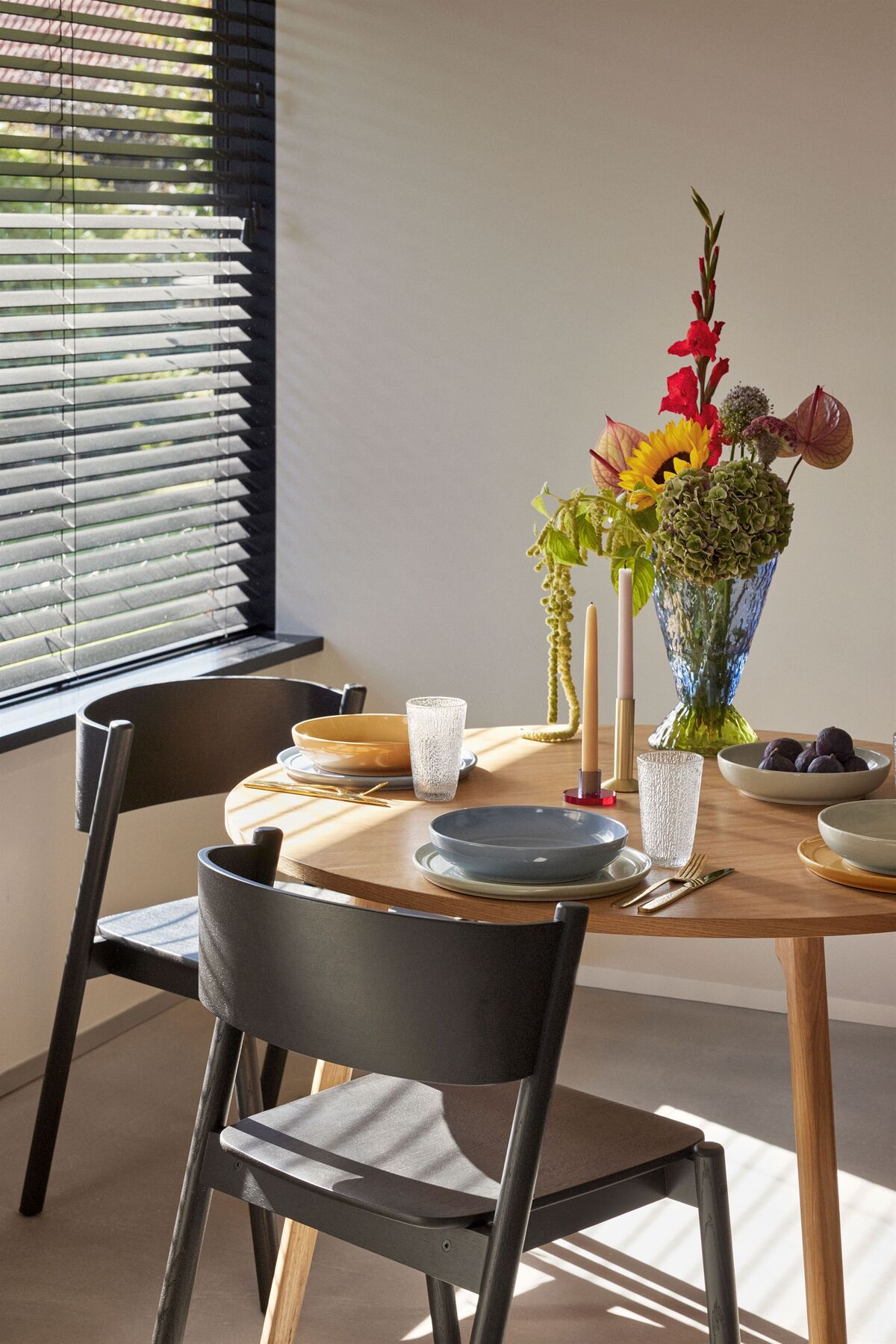 Oblique Dining Chair Black