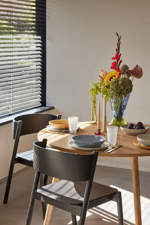Oblique Dining Chair Black
