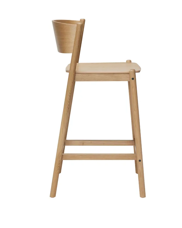 Oblique Barhocker Natur