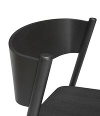 Oblique Barhocker Schwarz