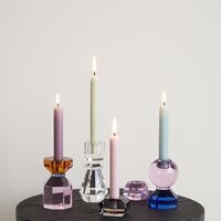 Gem Candlestick Pink/ Blue