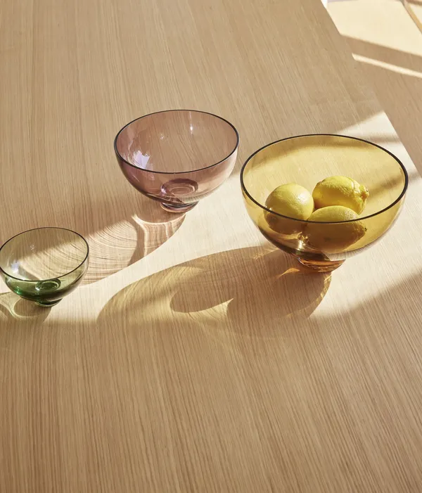 Ciotole Radianti Beige/ Rosa/ Verde Set da 3
