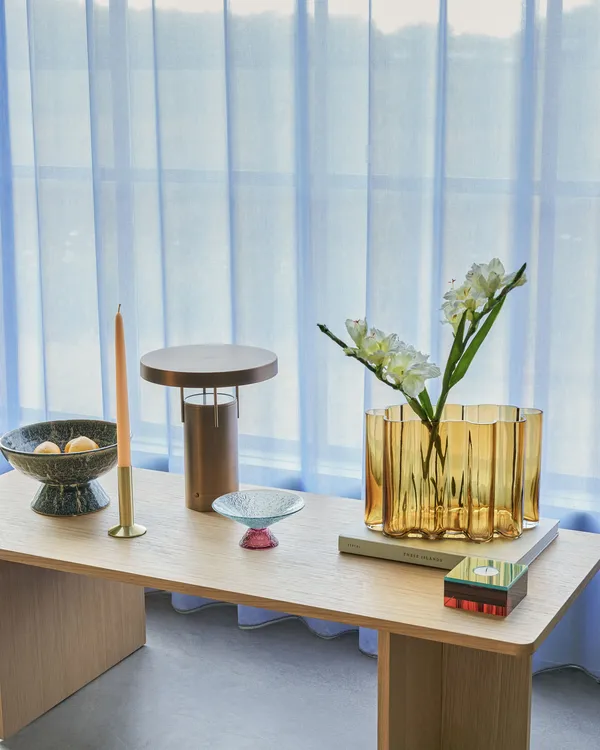 Umber Vase Amber Color