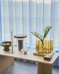 Umber Vase Amber Color