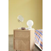 Herringbone Bedside Table Natural