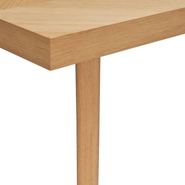 Herringbone Dining Table Small Nature