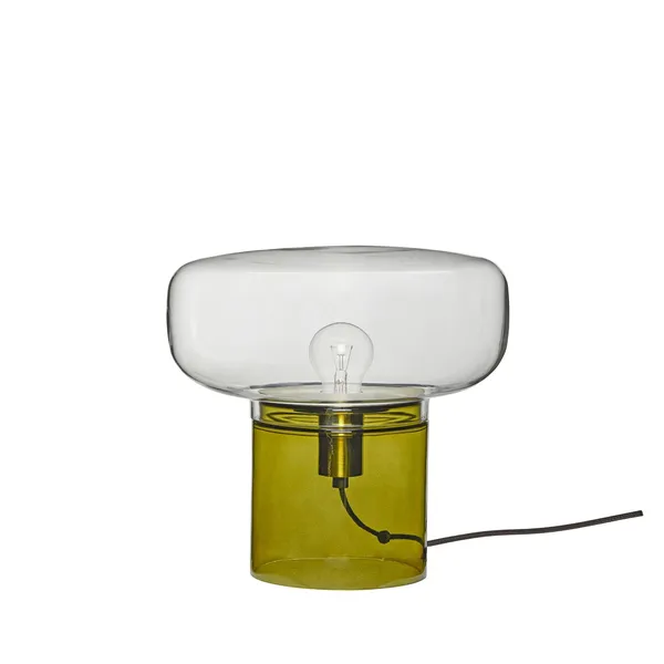 Crave Table Lamp Clear/ Dark Green