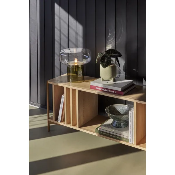 Crave Table Lamp Clear/ Dark Green