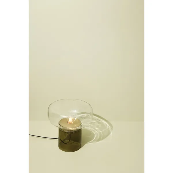 Crave Table Lamp Clear/ Dark Green