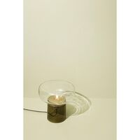 Crave Table Lamp Clear/ Dark Green