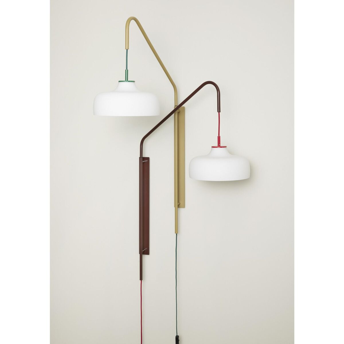 Current Wandlampe Grün/Khaki