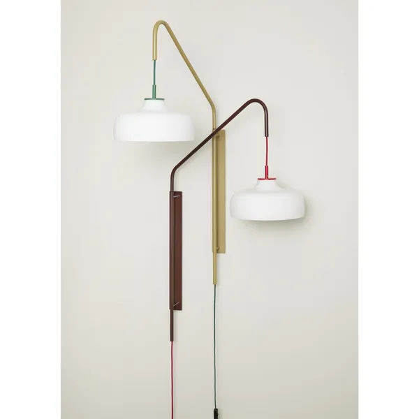 Current Wall Lamp Green/ Khaki