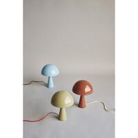 Mush Table Lamp Mini Maroon/ Sand