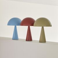 Mush Table Lamp Mini Maroon/ Sand