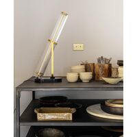 La Lampe Frechin Table Lamp Gold/ Black