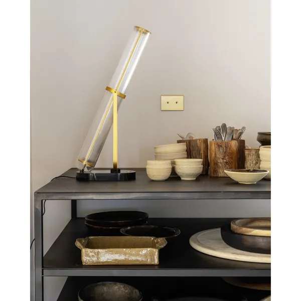 La Lampe Frechin Table Lamp Gold/ Black