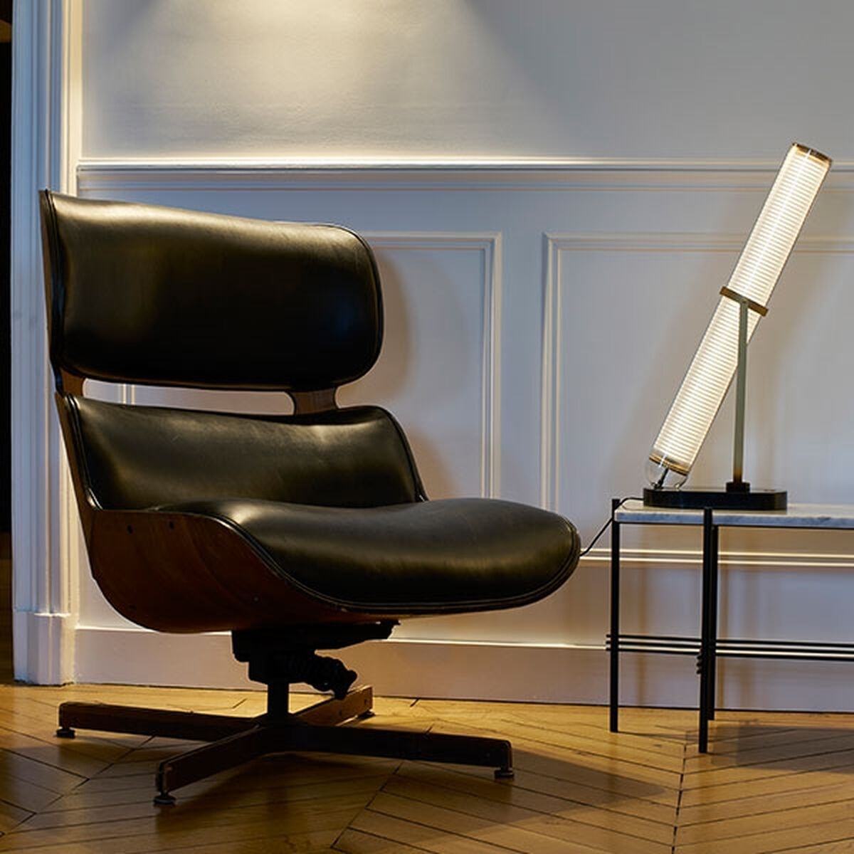 La Lampe Frechin Table Lamp Gold/ Black