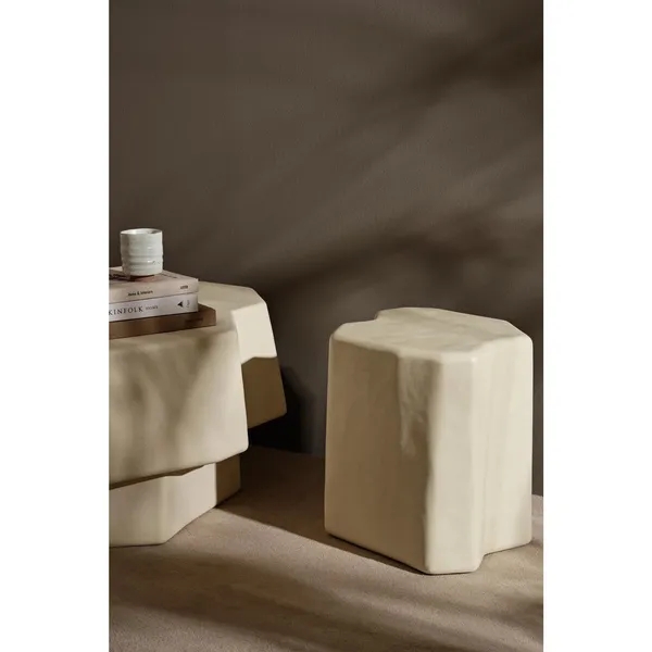 Staffa Stool Ivory