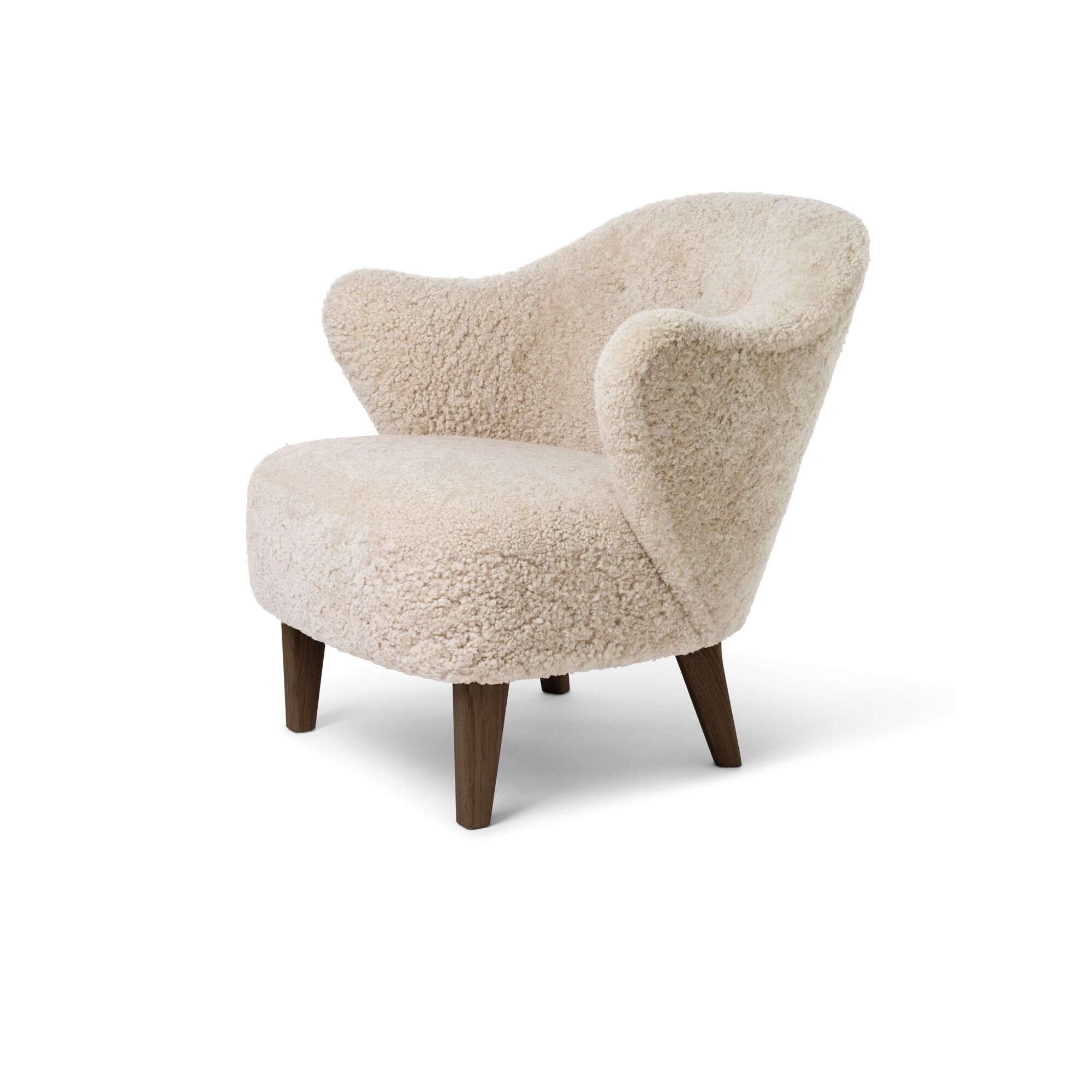 Ingeborg Lnestol Mrkbejdset Eg/Sheepskin Moonlight