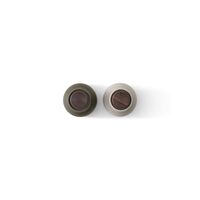 Flaschenmühle Klein 2er-Set Jagdgrün/Beige/Walnuss