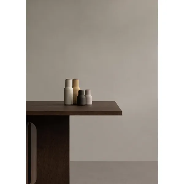 Flaschenmühle Klein 2er-Set Jagdgrün/Beige/Walnuss