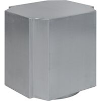 Brushed aluminium