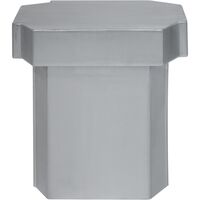 Funki 02 Stool Brushed Aluminum