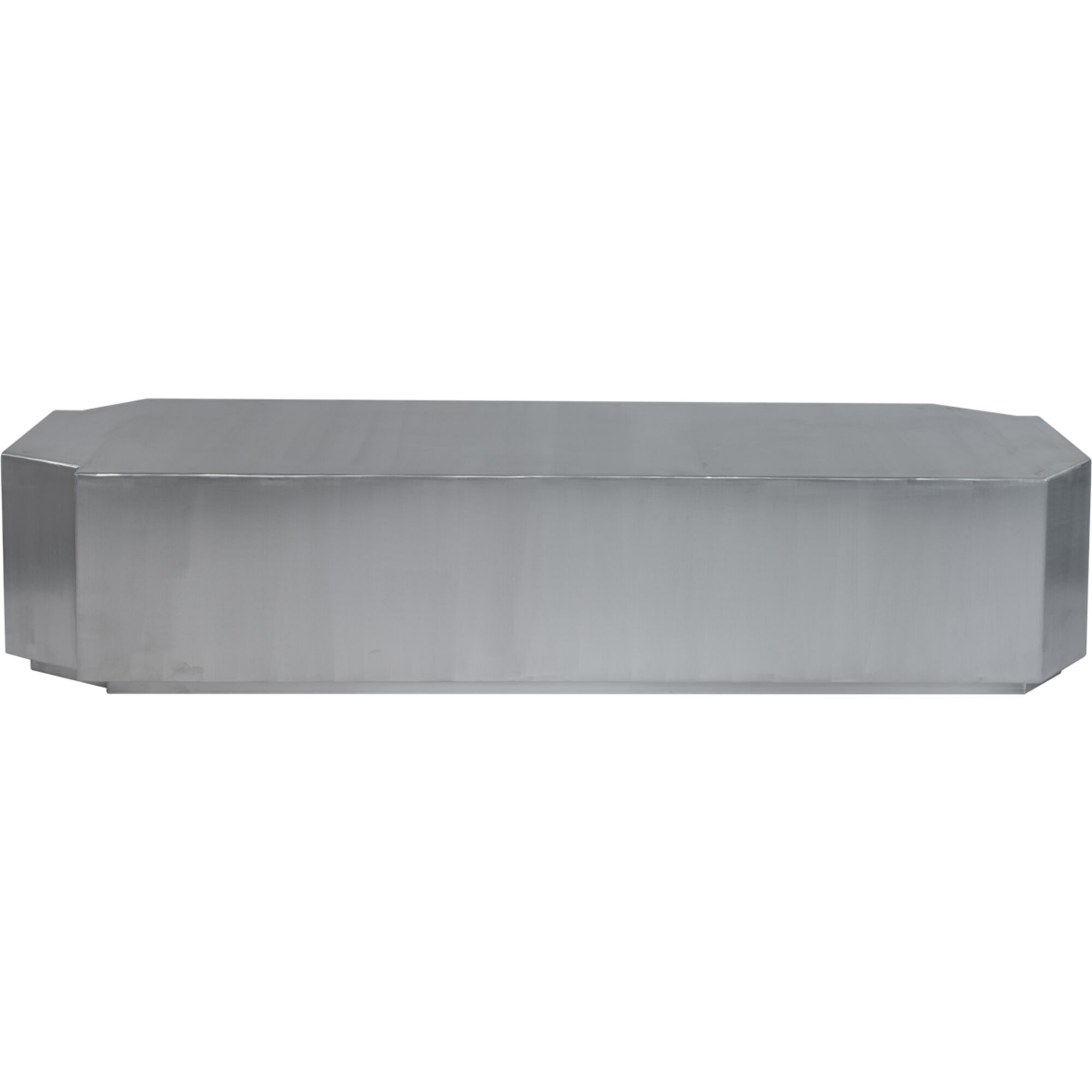 Funki Sofabord Rektangulr Brstet Aluminium