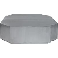Stolik Kawowy Funki, Kwadratowy, Szczotkowany , Aluminiowy