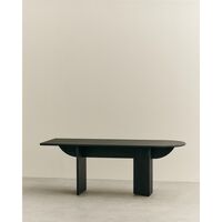 Pillabout 03 Dining Table L300 Black Lacquered Oak