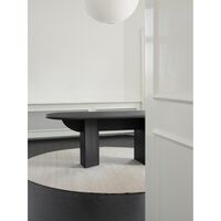 Pillabout 03 Dining Table L300 Black Lacquered Oak