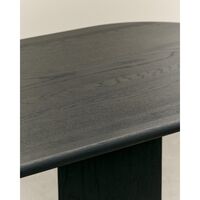 Pillabout 02 Dining Table L240 Black Lacquered Oak