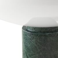 Mist Table Lamp AP17 Matt White/ Guatemala Verde Marble