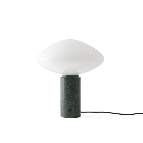 Mist Table Lamp AP17 Matt White/ Guatemala Verde Marble