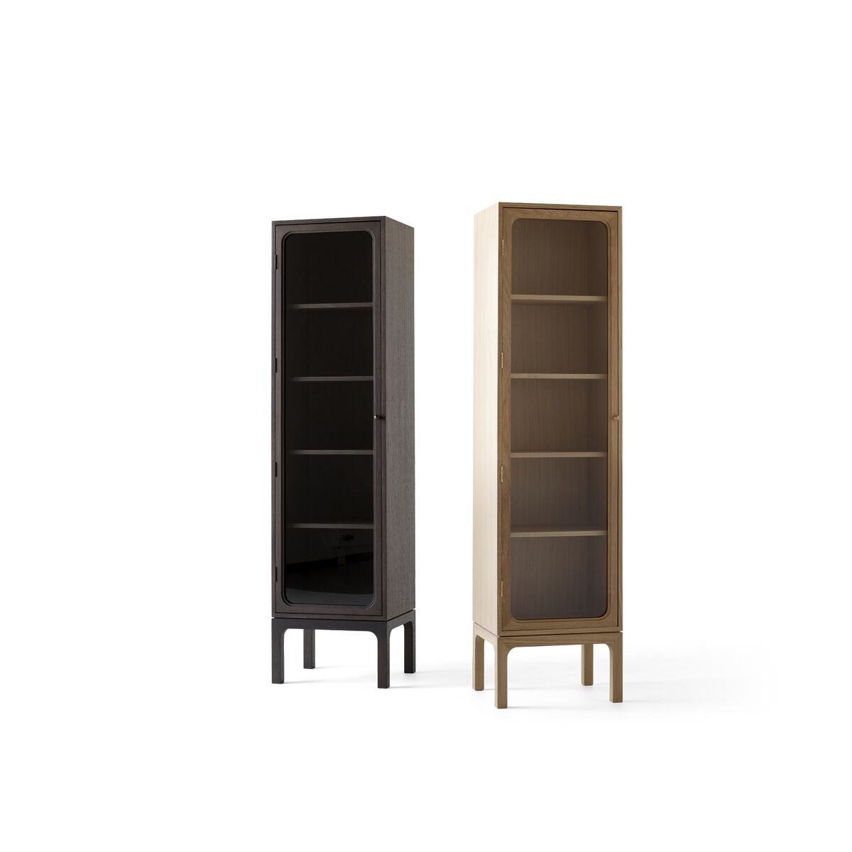 Trace Single SC87 Schrank, Dunkel Gebeizte Eiche