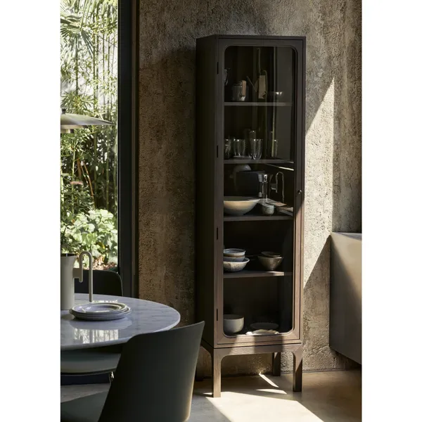 Trace Single SC87 Cabinet Dark Stained Oak
