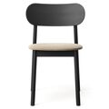 Elephant Spisebordsstol Sort/Beige Fløjl