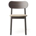 Elephant Dining Chair Dark Oak/Beige Velvet