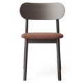 Elephant Dining Chair Dark Oak/Rust Bouclé