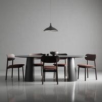 Elephant Dining Chair Dark Oak/Rust Bouclé