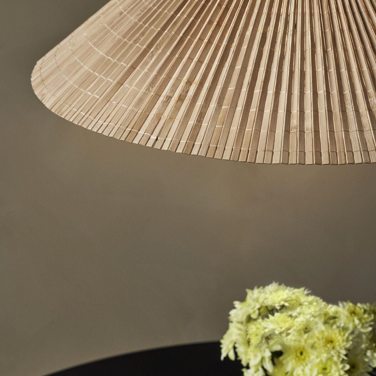 Tynell Collection 1972 Pendant Brass/ Bamboo