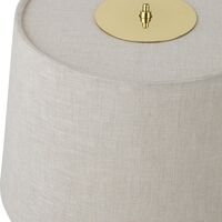 Tynell Collection 9205 Table Lamp Brass/ Canvas