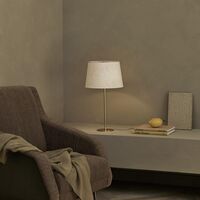 Tynell Collection 9205 Table Lamp Brass/ Canvas