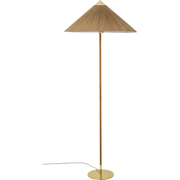 Tynell Collection 9602 Vloerlamp Messing/Bamboe