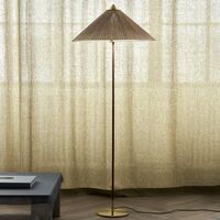 Tynell Collection 9602 Vloerlamp Messing/Bamboe