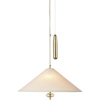 Tynell Collection A1967 Taklampe Messing/Lerret