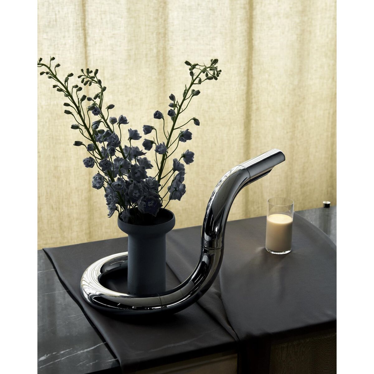 Aspide Tischlampe Chrom